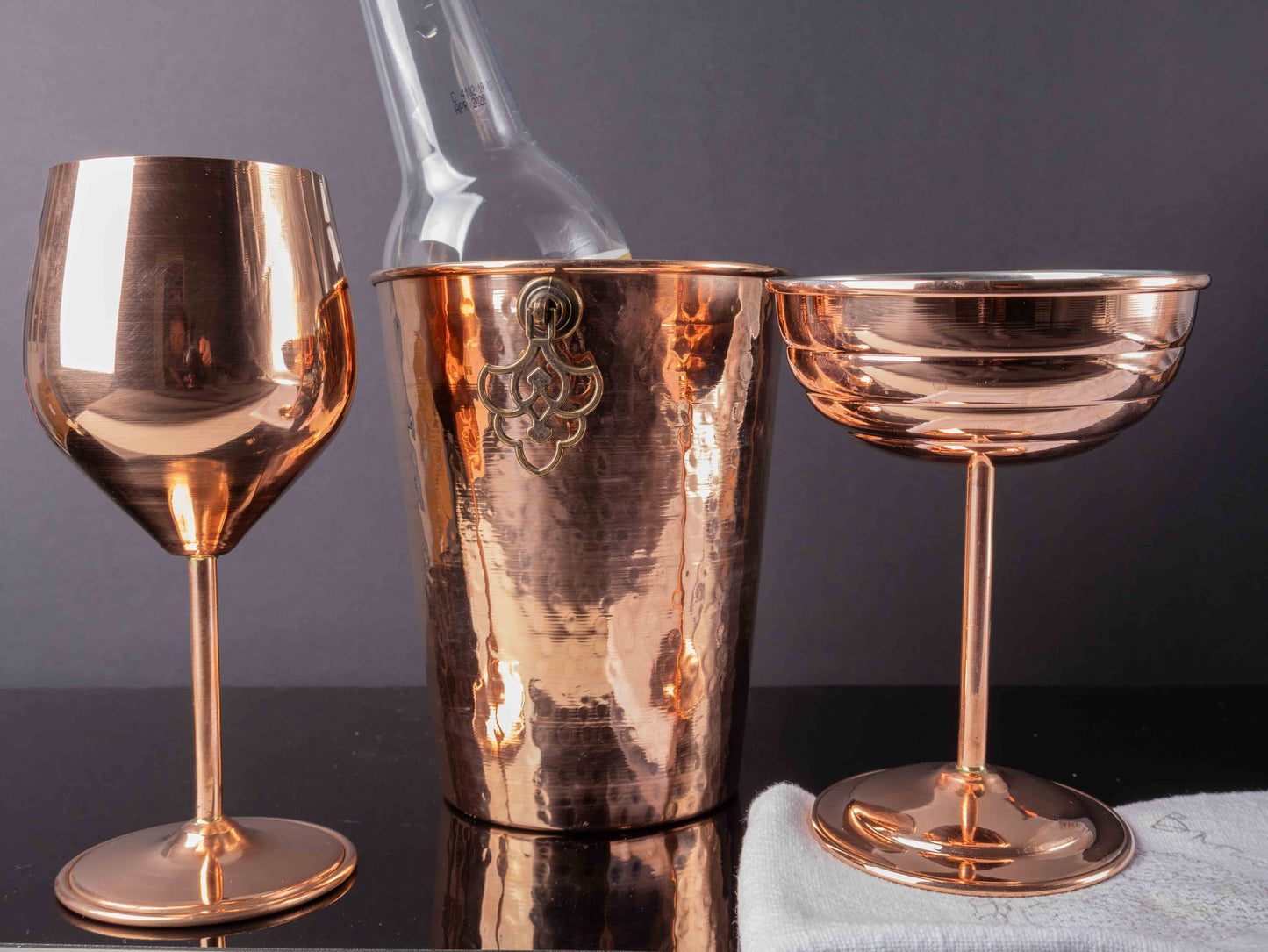 Handmade Vine-Gall Copper Goblet – 500 ml