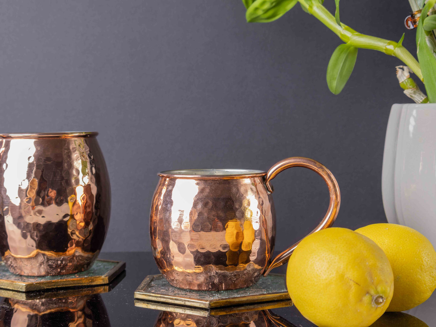 Classic Copper Beer Mug – 360ml Handmade Tin-Plated Cup