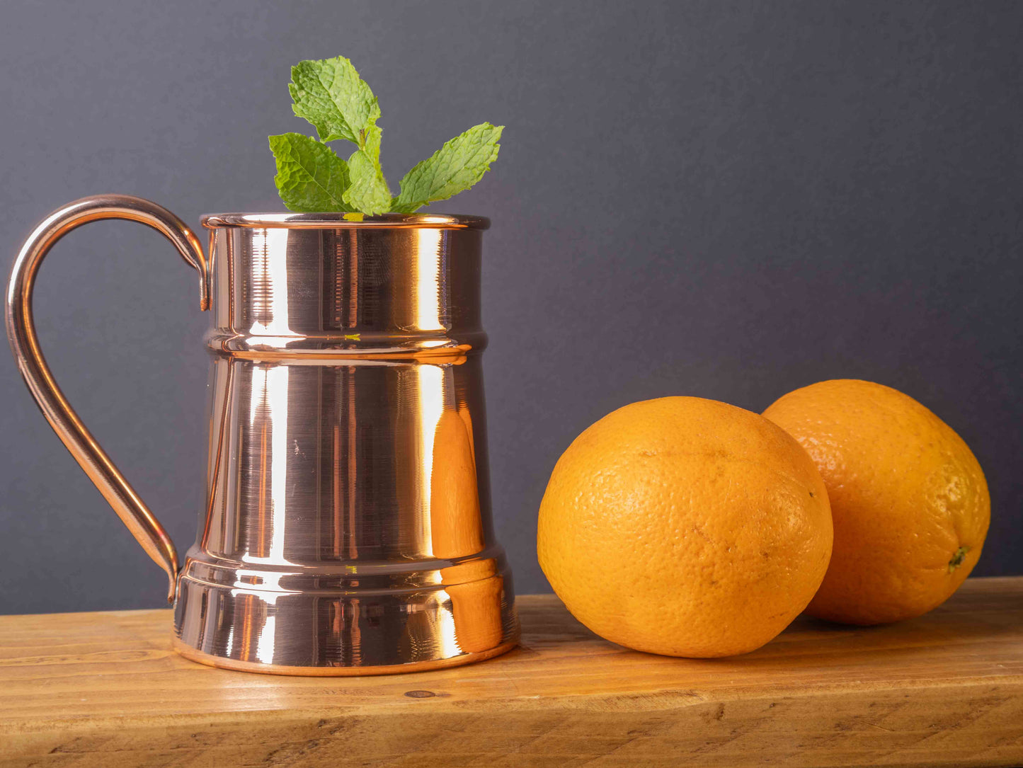 Handmade Turkish Copper Beer Mug – 600ml Tin-Lined Elegance