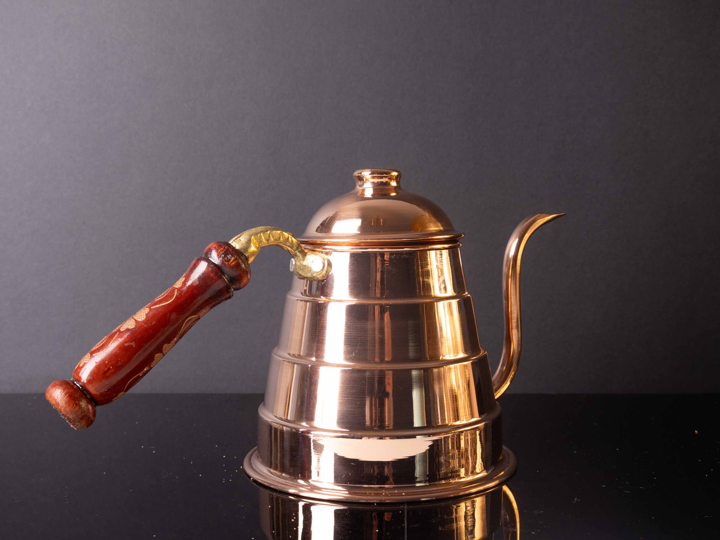 Handmade Turkish Copper Kettle- Pasha Pouring Pot
