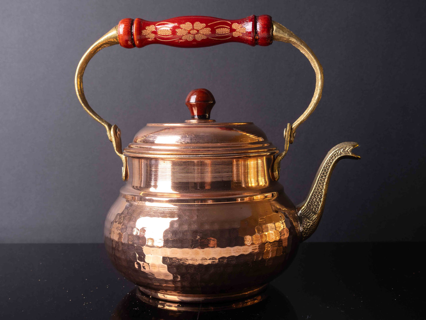Anatolian Dragon Spout copper Kettle