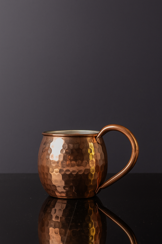 Classic Copper Beer Mug – 360ml Handmade Tin-Plated Cup
