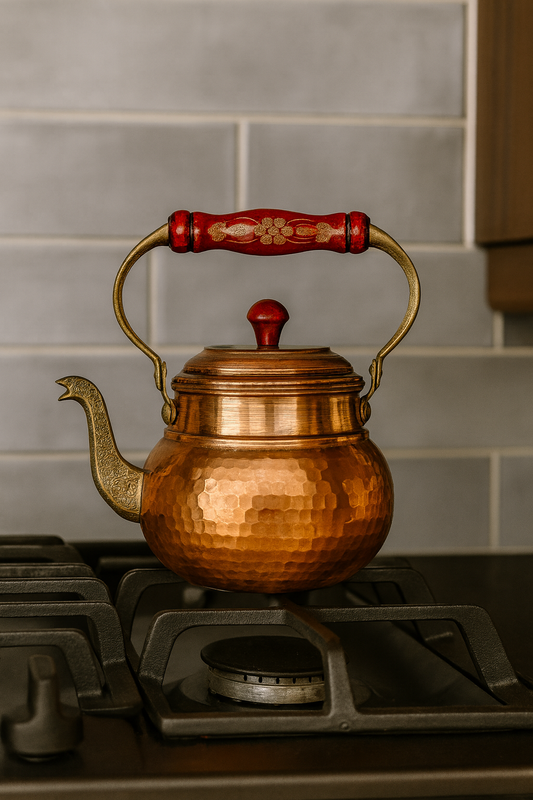 Anatolian Dragon Spout copper Kettle