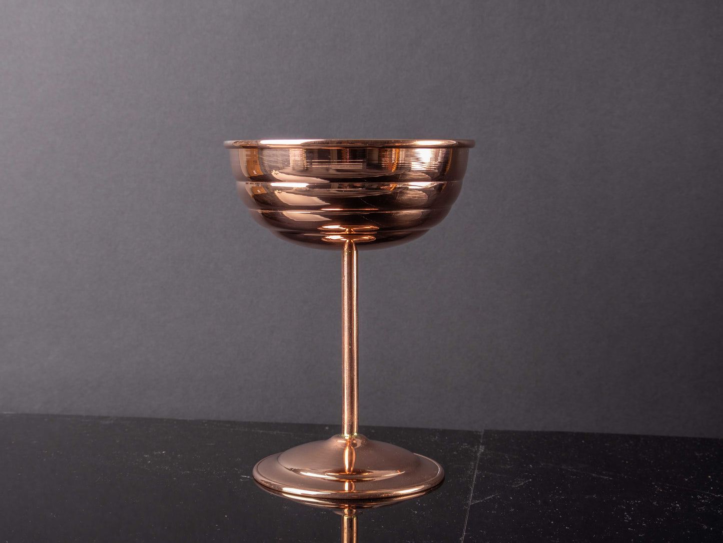 Handcrafted Copper Martini Goblet – 250ml Elegance