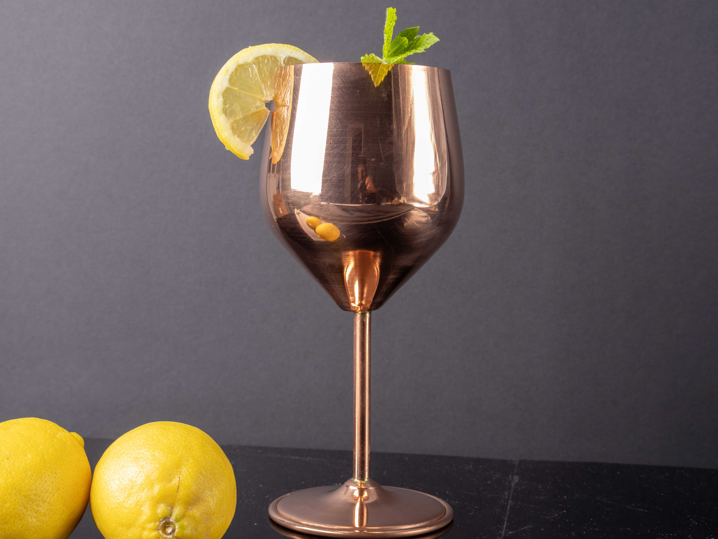 Handmade Vine-Gall Copper Goblet – 500 ml