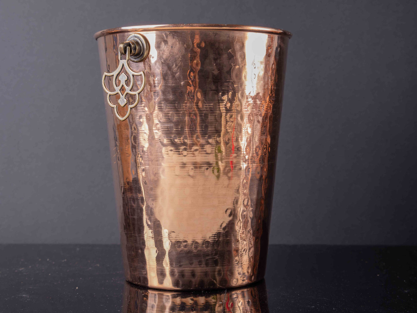 Hammered Copper Wine Cooler – Handmade Bottle Chiller