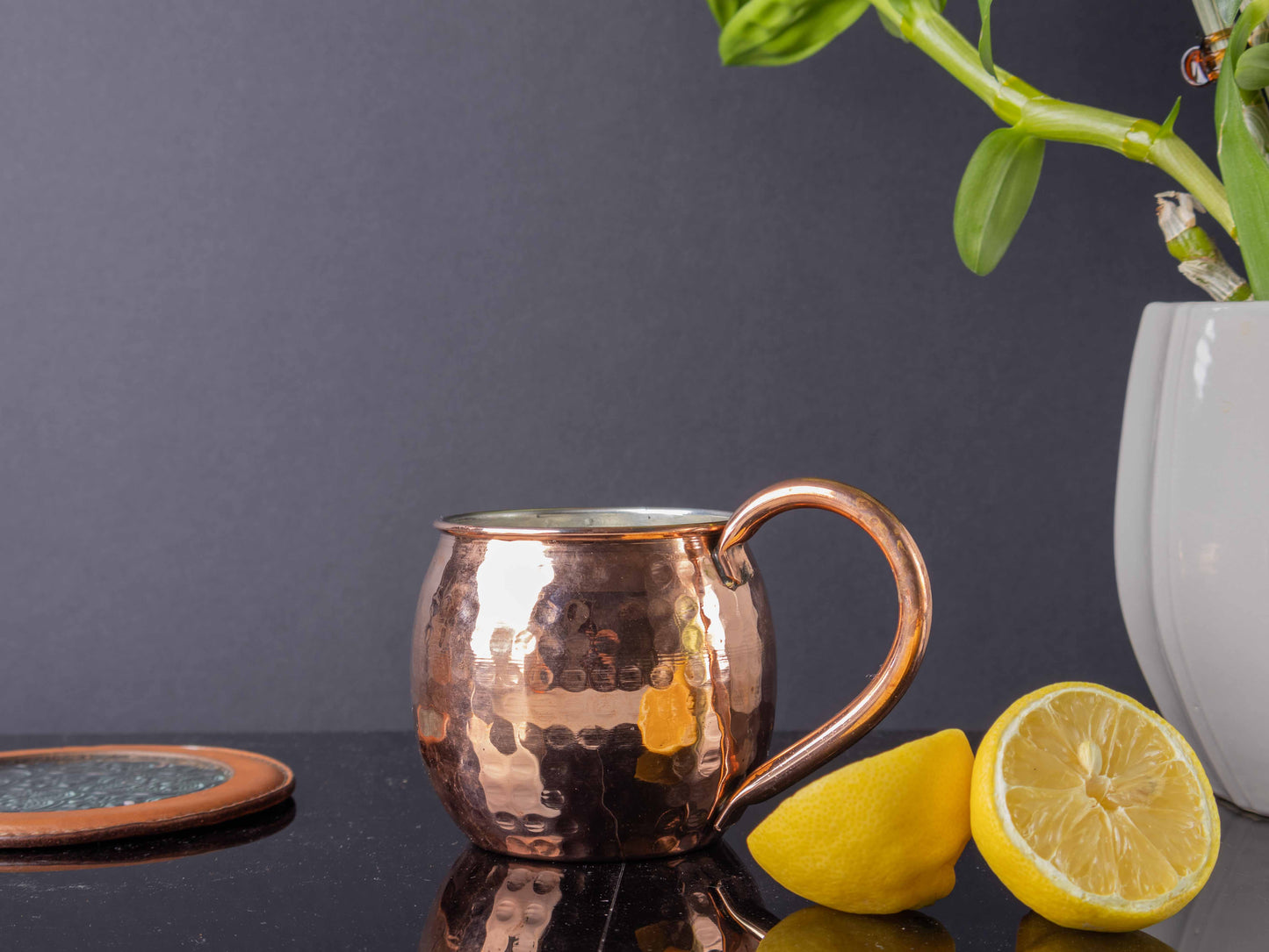 Classic Copper Beer Mug – 360ml Handmade Tin-Plated Cup