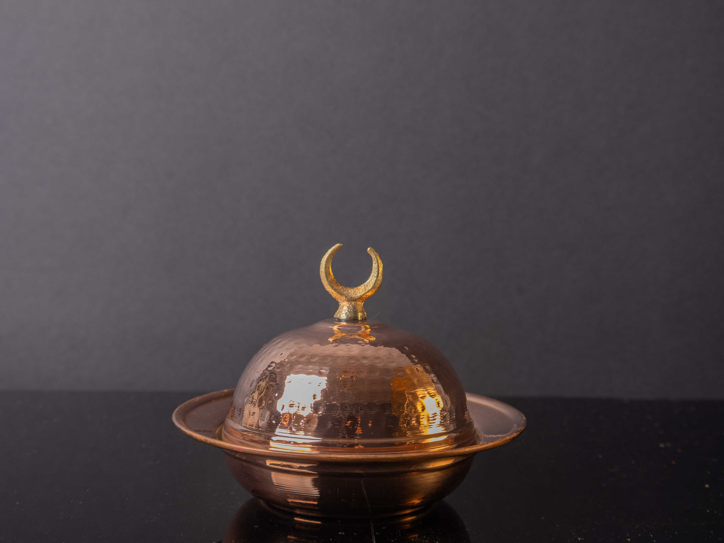 Handmade Copper Mini Container Pot – Authentic Turkish Craftsmanship