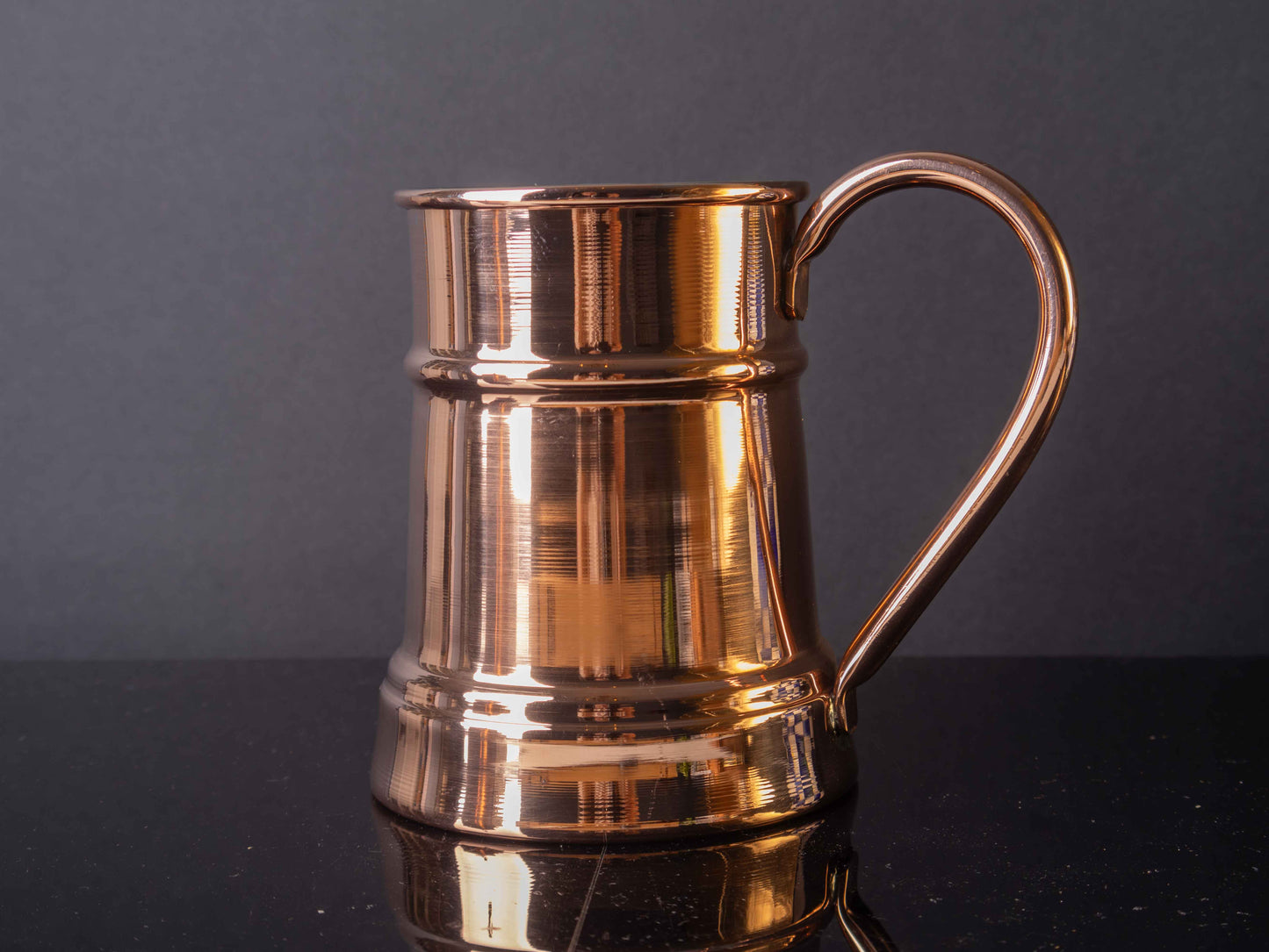 Handmade Turkish Copper Beer Mug – 600ml Tin-Lined Elegance