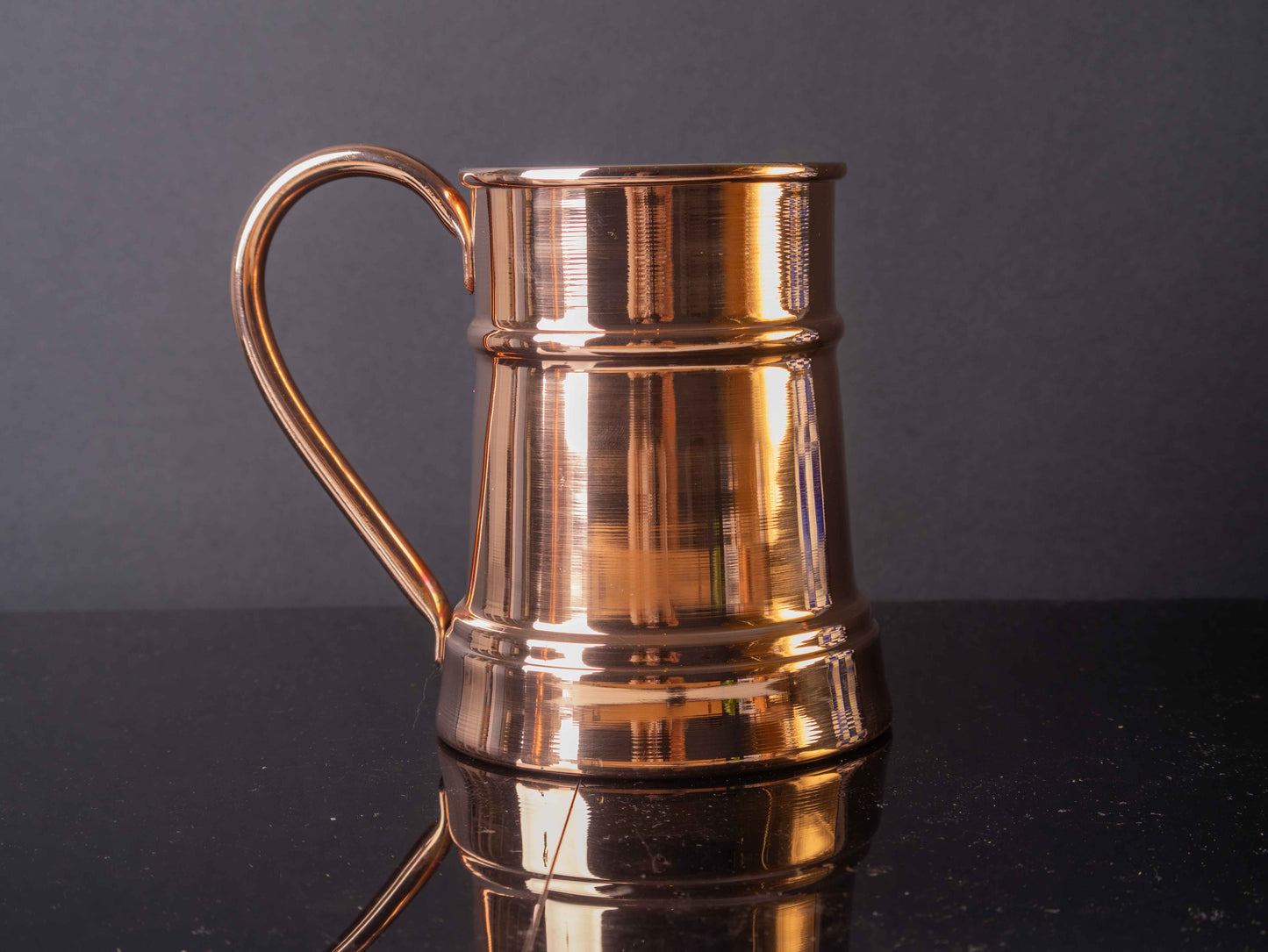 Handmade Turkish Copper Beer Mug – 600ml Tin-Lined Elegance