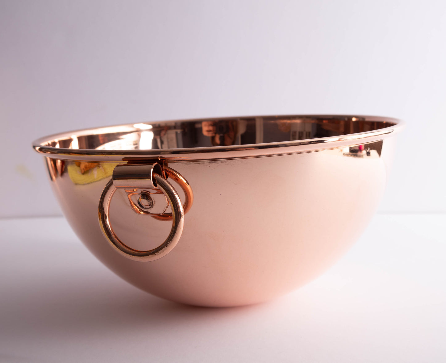 Artisanal Copper Mixing Bowl – Unlined Handcrafted Bowl for Whisking & Baking (21 cm)