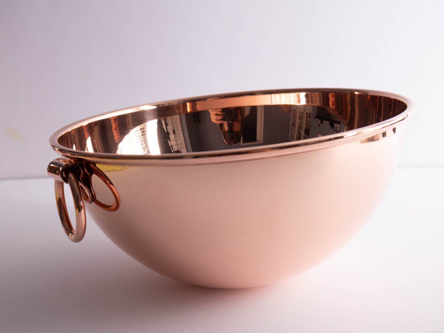 Artisanal Copper Mixing Bowl – Unlined Handcrafted Bowl for Whisking & Baking (21 cm)