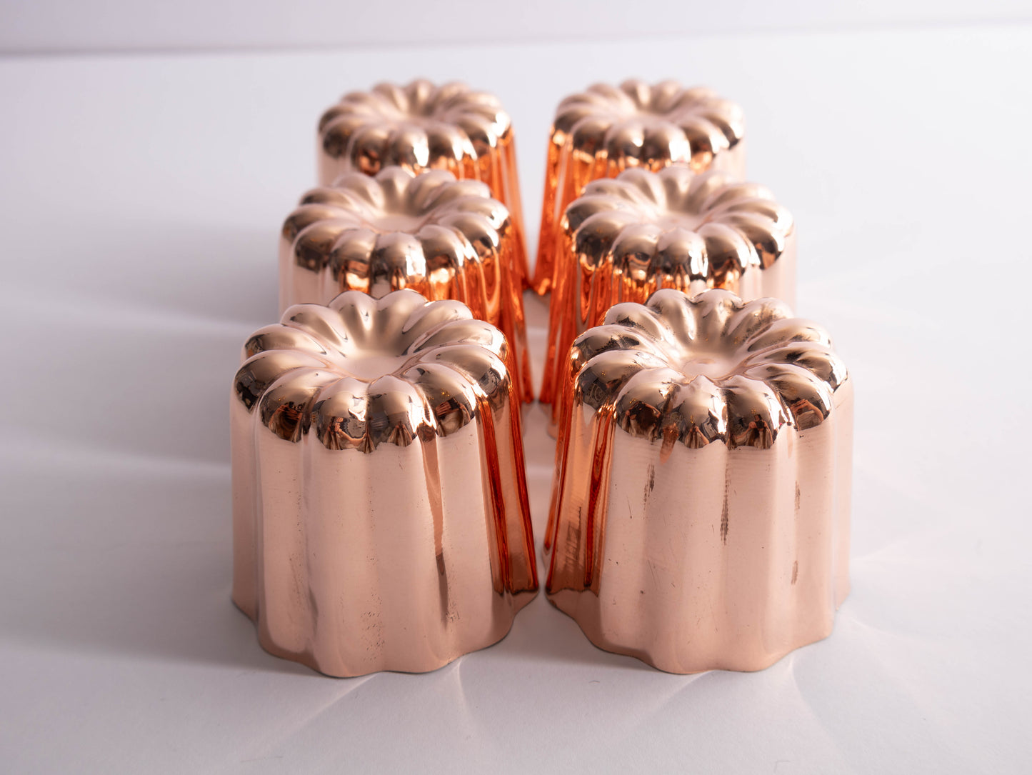 Heritage Copper Canelé Mold Set  – French-Style Molds
