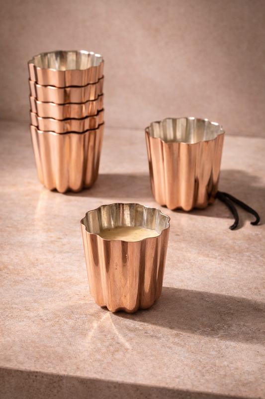 Heritage Copper Canelé Mold Set  – French-Style Molds