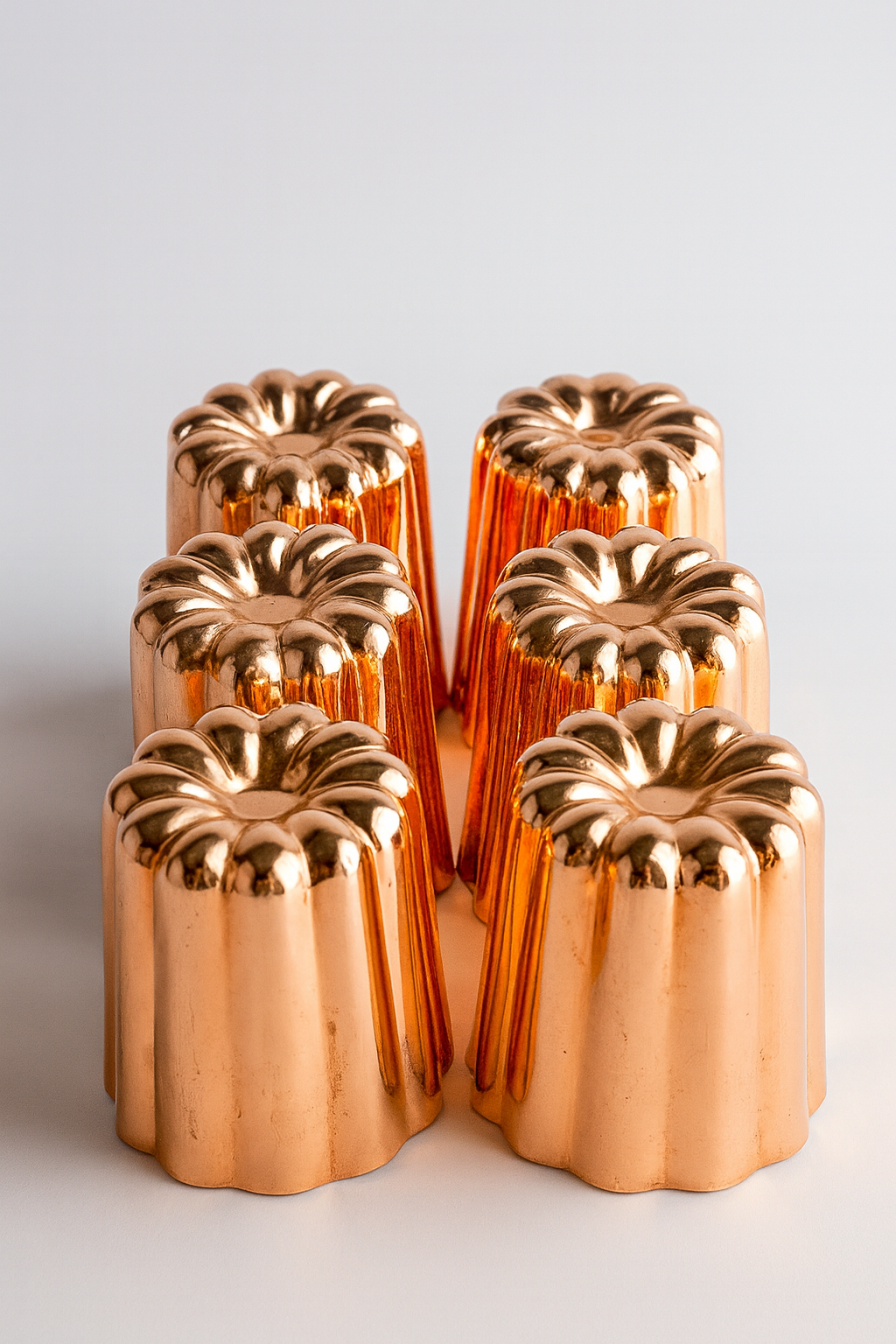 Heritage Copper Canelé Mold Set  – French-Style Molds