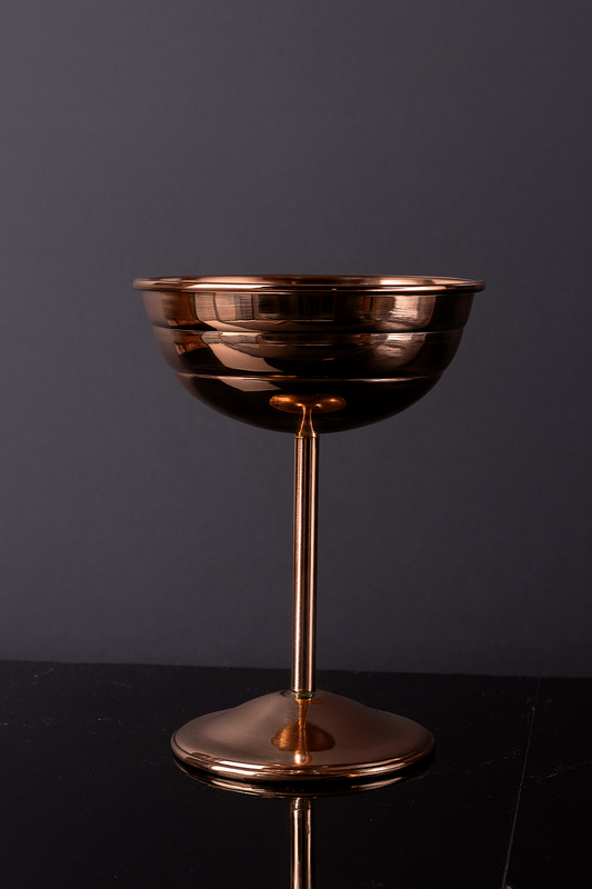 Handcrafted Copper Martini Goblet – 250ml Elegance