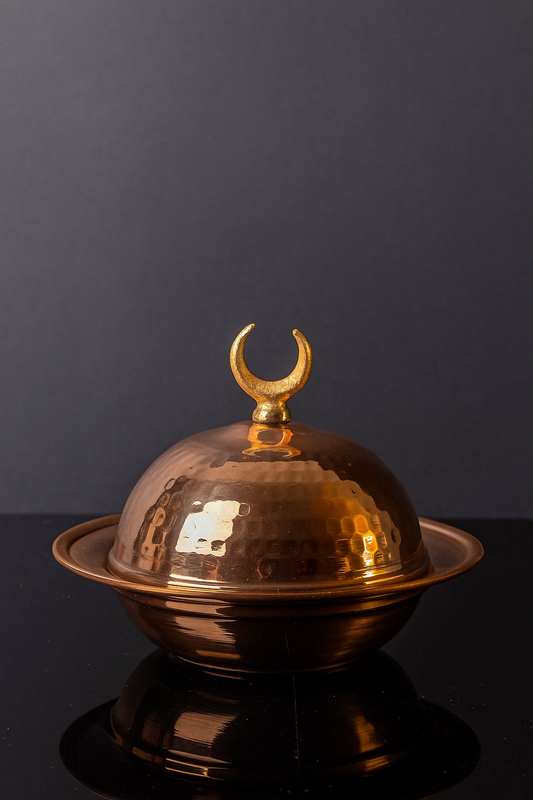 Handmade Copper Mini Container Pot – Authentic Turkish Craftsmanship