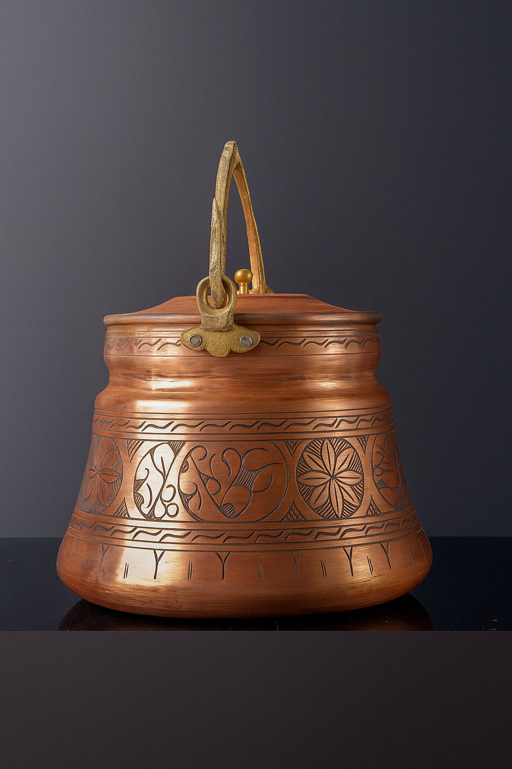 Handmade Copper Yogurt Bucket – Traditional Turkish Tin-Lined 2L & 3L Bakraç
