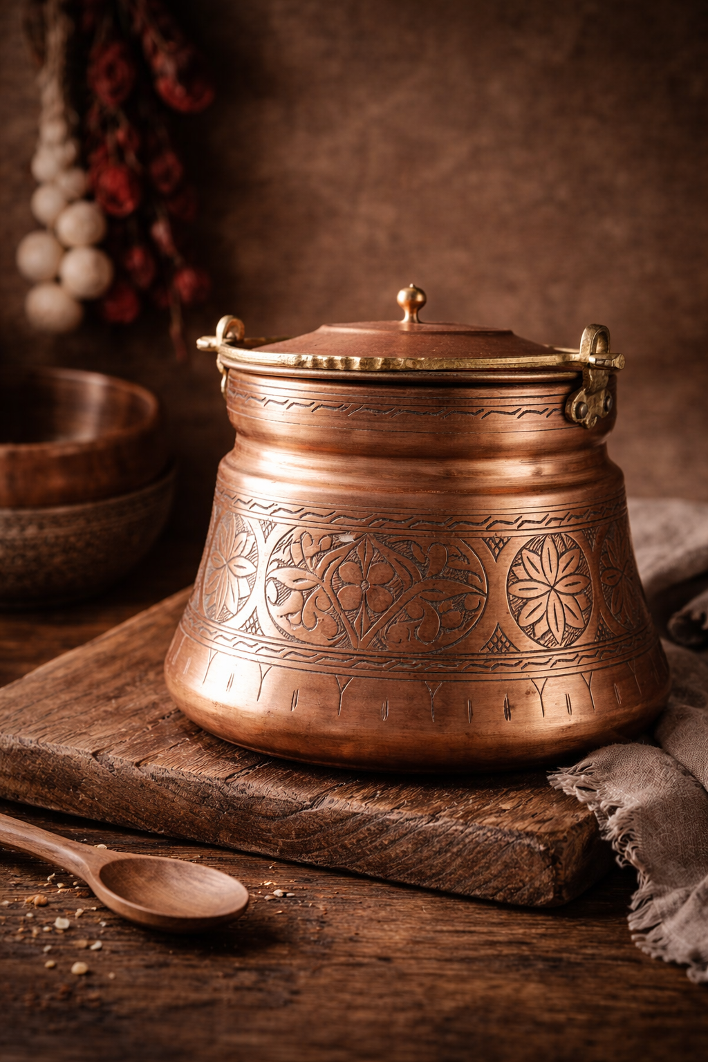 Handmade Copper Yogurt Bucket – Traditional Turkish Tin-Lined 2L & 3L Bakraç