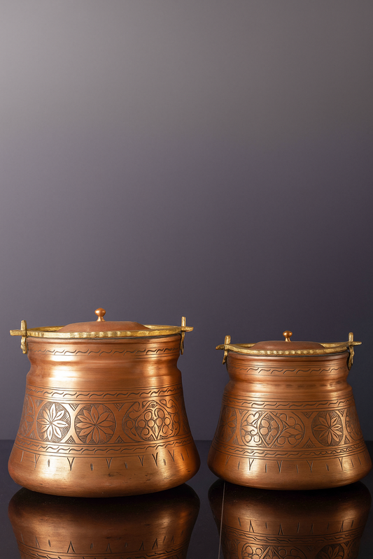 Handmade Copper Yogurt Bucket – Traditional Turkish Tin-Lined 2L & 3L Bakraç