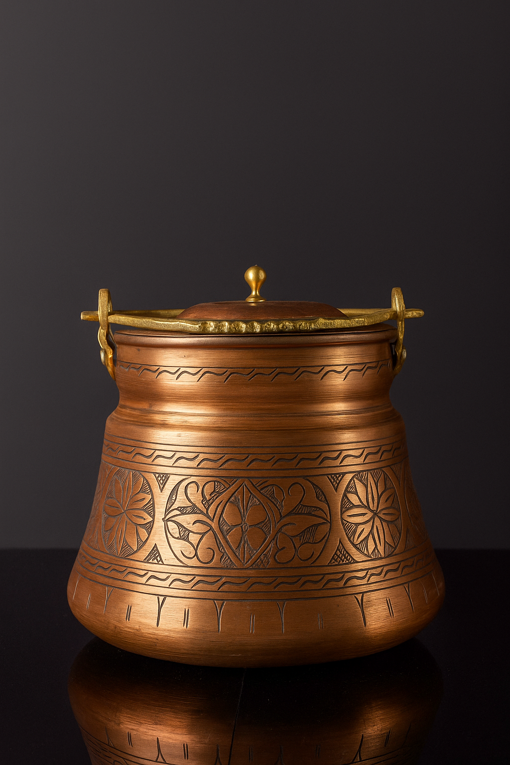 Handmade Copper Yogurt Bucket – Traditional Turkish Tin-Lined 2L & 3L Bakraç